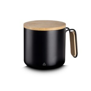 Caneca Térmica Personalizada Mod.2 Preto | Personalizado com Logo | Personizi