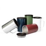 Caneca Inox Parede Dupla 350ml Personalizada | Personalizado com Logo | Personizi