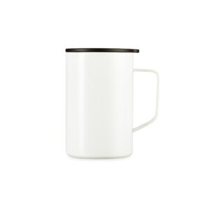 Caneca Inox Parede Dupla 350ml Personalizada Branco | Personalizado com Logo | Personizi