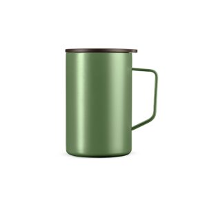 Caneca Inox Parede Dupla 350ml Personalizada Verde | Personalizado com Logo | Personizi