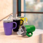 Caneca Parede Dupla 550ml Personalizada | Personalizado com Logo | Personizi