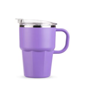 Caneca Parede Dupla 550ml Personalizada Roxo | Personalizado com Logo | Personizi
