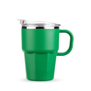 Caneca Parede Dupla 550ml Personalizada Verde | Personalizado com Logo | Personizi