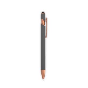 Caneta Metal Touch Personalizada Mod.4 Cinza Escuro | Personalizado com Logo | Personizi