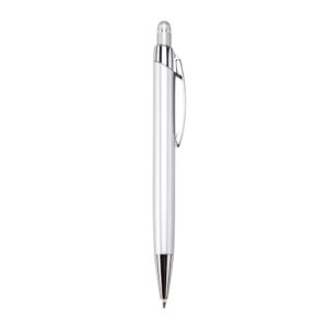 Caneta Metal Touch 1x9cm Personalizada prata | Personalizado com Logo | Personizi