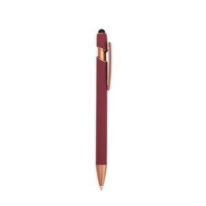 Caneta Metal Touch Personalizada Mod.4 Vinho | Personalizado com Logo | Personizi