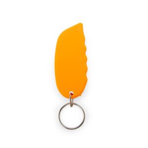 Chaveiro Estilete Personalizado Laranja | Personalizado com Logo | Personizi