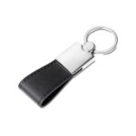 Chaveiro Metal com Couro Personalizado Mod.2 | Personalizado com Logo | Personizi