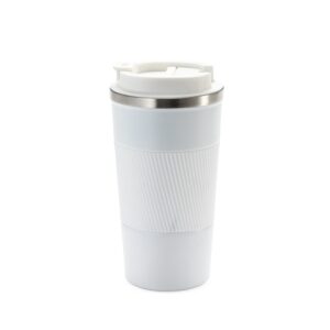 Copo Térmico 500ml com Luva Removível Personalizado Branco | Personalizado com Logo | Personizi