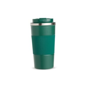 Copo Térmico 500ml com Luva Removível Personalizado Verde | Personalizado com Logo | Personizi