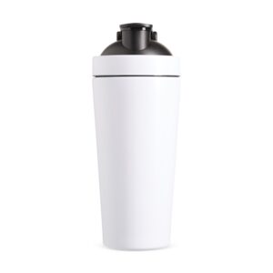 Coqueteleira Inox 900ml Personalizado Branco | Personalizado com Logo | Personizi