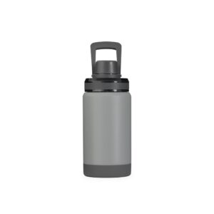 Garrafa Térmica 400ml Personalizada Mod.3 Cinza | Personalizado com Logo | Personizi
