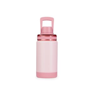 Garrafa Térmica 400ml Personalizada Mod.3 Rosa | Personalizado com Logo | Personizi