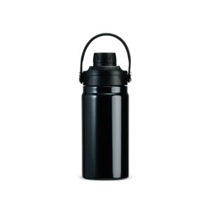 Garrafa Térmica 400ml Personalizada Mod.3 Preto | Personalizado com Logo | Personizi