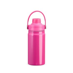 Garrafa Térmica 400ml Personalizada Mod.3 Rosa Escuro | Personalizado com Logo | Personizi