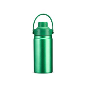 Garrafa Térmica 400ml Personalizada Mod.3 Verde | Personalizado com Logo | Personizi
