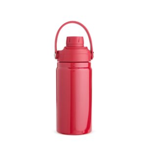 Garrafa Térmica 400ml Personalizada Mod.3 Vermelho | Personalizado com Logo | Personizi
