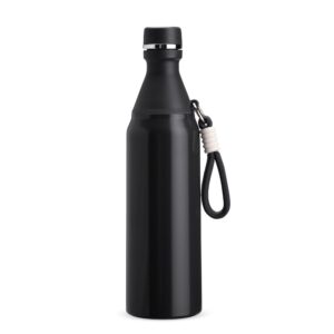Garrafa Térmica 500ML Personalizada Mod.3 Preto | Personalizado com Logo | Personizi