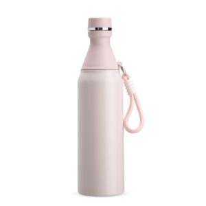 Garrafa Térmica 500ML Personalizada Mod.3 Rosa Claro | Personalizado com Logo | Personizi