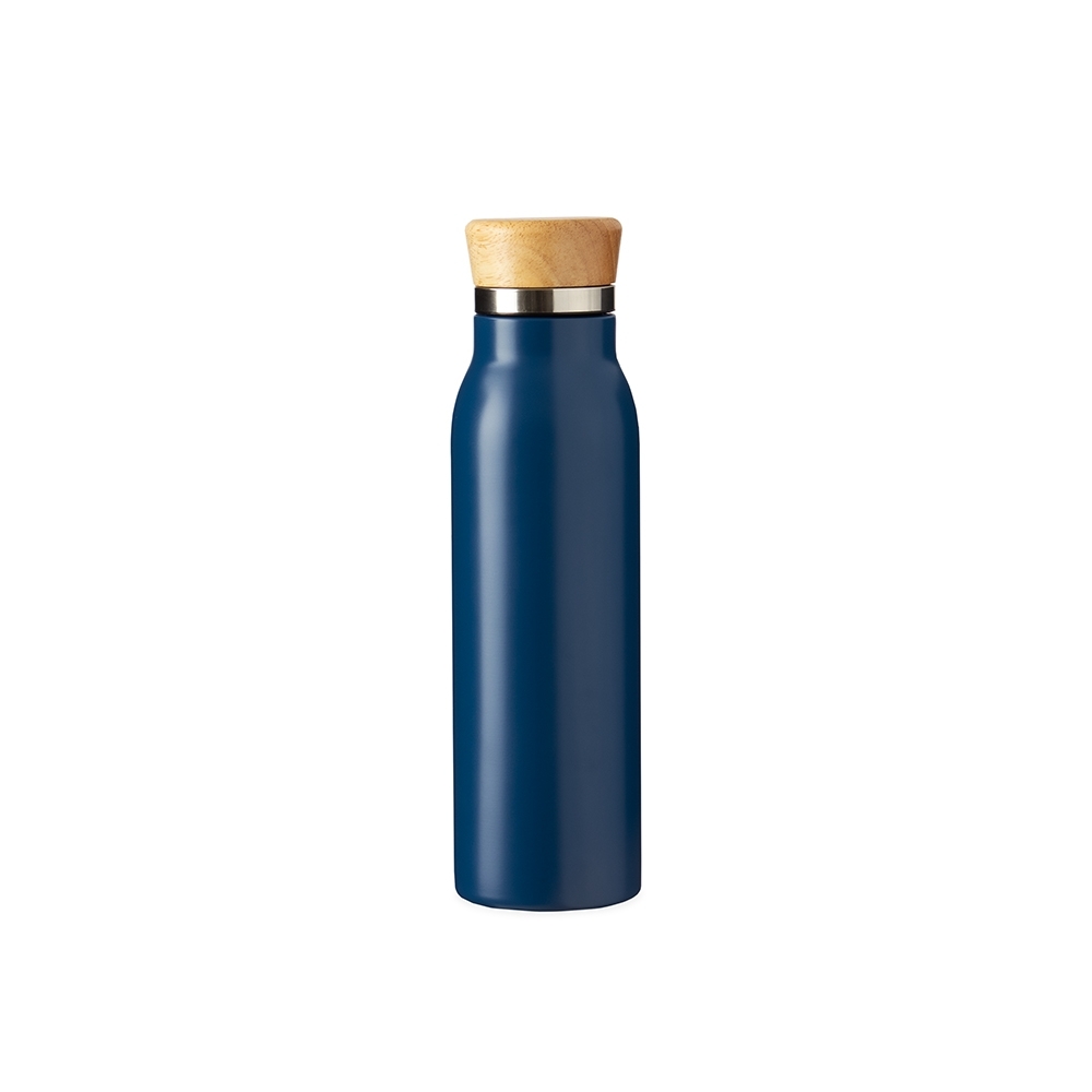 Garrafa Térmica 600ml Personalizada Mod.3 Azul | Personalizado com Logo | Personizi