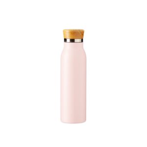 Garrafa Térmica 600ml Personalizada Mod.3 Rosa | Personalizado com Logo | Personizi