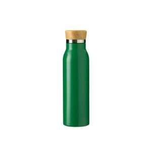 Garrafa Térmica 600ml Personalizada Mod.3 Verde | Personalizado com Logo | Personizi