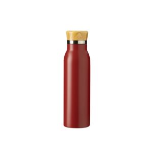 Garrafa Térmica 600ml Personalizada Mod.3 Vermelho | Personalizado com Logo | Personizi