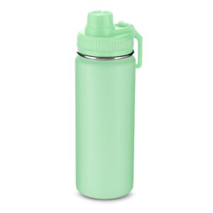 Garrafa Térmica Inox 570ml Personalizada Verde | Personalizado com Logo | Personizi