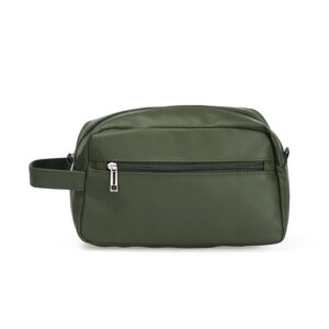 Nécessaire Couro Sintético 20x25cm Personalizado Verde | Personalizado com Logo | Personizi