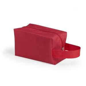 Nécessaire de Nylon 12x19cm Personalizado Vermelho | Personalizado com Logo | Personizi