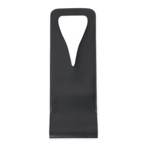 Porta-Vinho Bidim Couro Sintético 44x16cm Personalizado Preto | Personalizado com Logo | Personizi