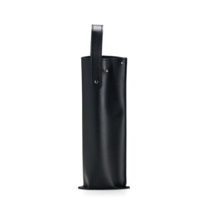 Porta-Vinho PU 38x15cm Personalizado Preto | Personalizado com Logo | Personizi