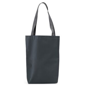 Sacola de Nylon 32x34cm Personalizada Cinza | Personalizado com Logo | Personizi