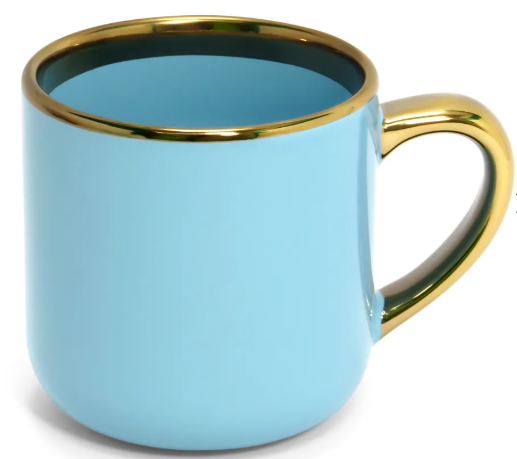 Caneca Imperial Cerâmica Azul 400ml Personalizada Azul | Personalizado com Logo | Personizi
