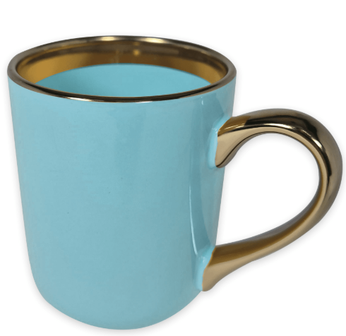 Caneca Imperial Cerâmica Azul 350ml Personalizada Mod.2 Azul | Personalizado com Logo | Personizi