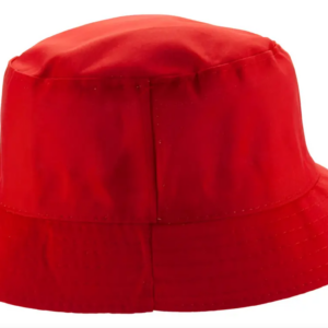 Chapéu Bucket Feminino Masculino Boné Praia Proteção Solar Vermelho | Personalizado com Logo | Personizi
