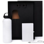 Kit Boas Vindas Preto 3 Pcs Personalizado | Personalizado com Logo | Personizi