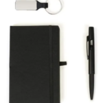 Kit Chaveiro Caderno e Caneta Personalizada | Personalizado com Logo | Personizi
