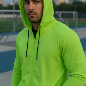 Jaqueta Corta Vento Masculina para Corrida, Treino e Bike Verde | Personalizado com Logo | Personizi