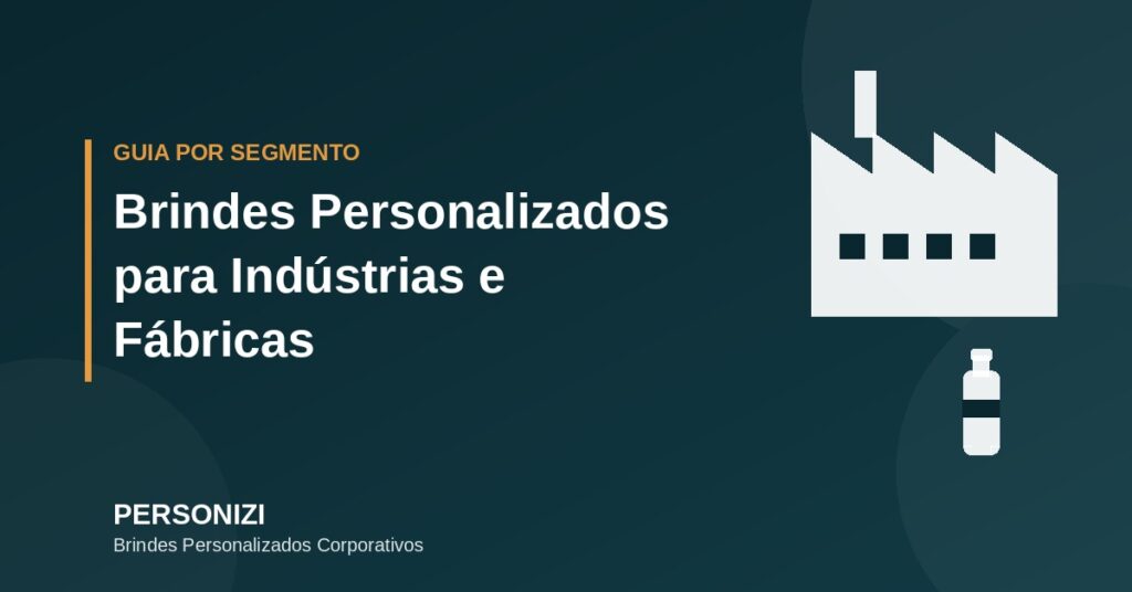 Brindes personalizados para indústrias e fábricas - garrafa térmica e ícone de fábrica