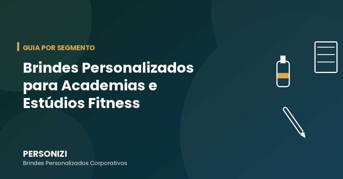 Brindes personalizados para academias e estúdios fitness - Personizi