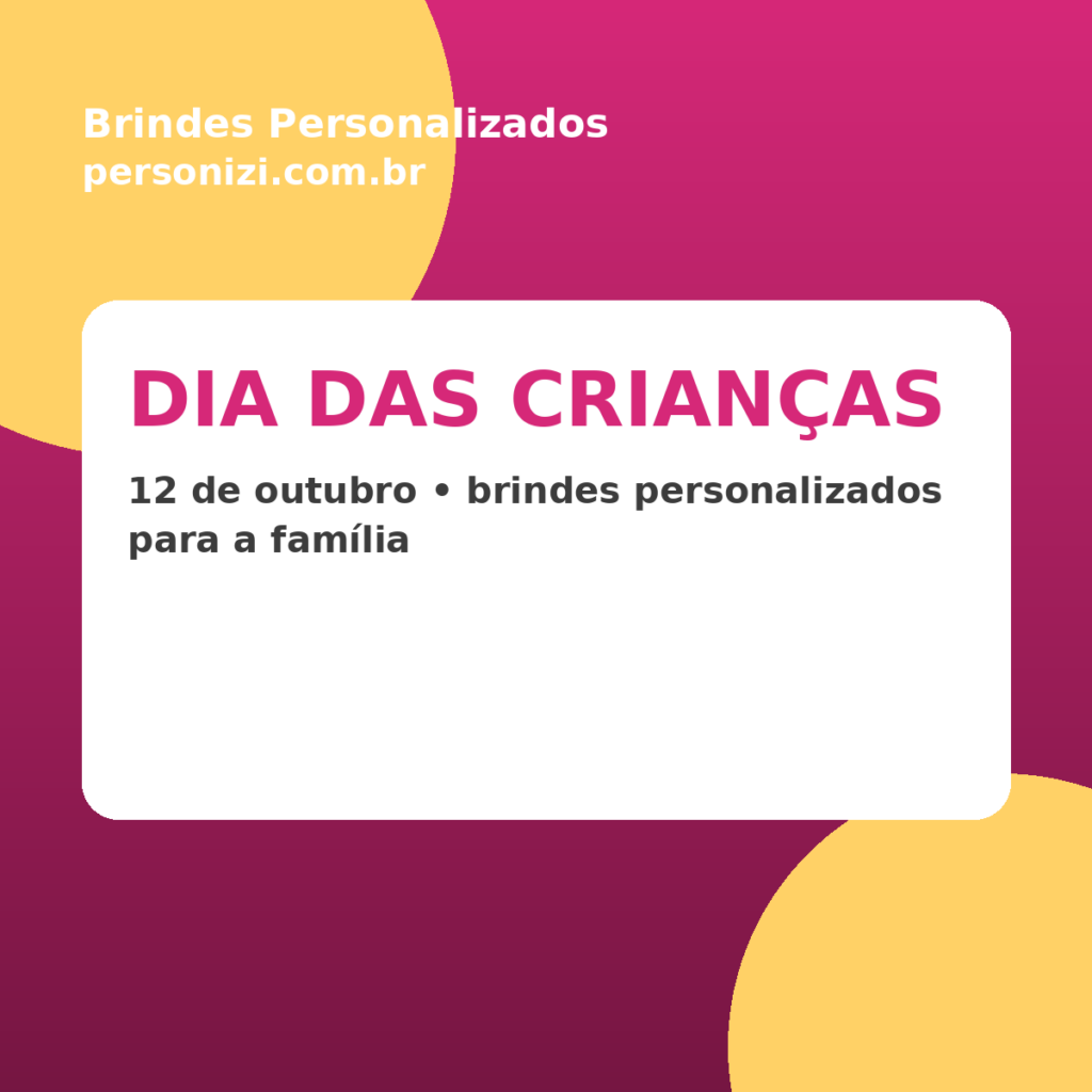Brindes personalizados para o Dia das Crianças: mochila, squeeze e kit de papelaria