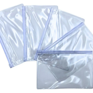 Pastas Zip Zap 15x22 cm - KIT 10 Unidades Transparente | Personalizado com Logo | Personizi