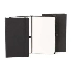 Caderneta S/ Pauta 9,5X15,5CM Personalizado Preto | Personalizado com Logo | Personizi