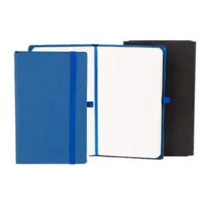 Caderneta S/ Pauta 9,5X15,5CM Personalizado Azul | Personalizado com Logo | Personizi