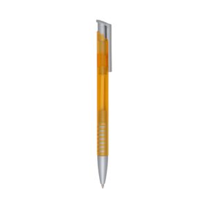 Caneta Plástica 14x14cm Personalizada Mod.2 Laranja | Personalizado com Logo | Personizi