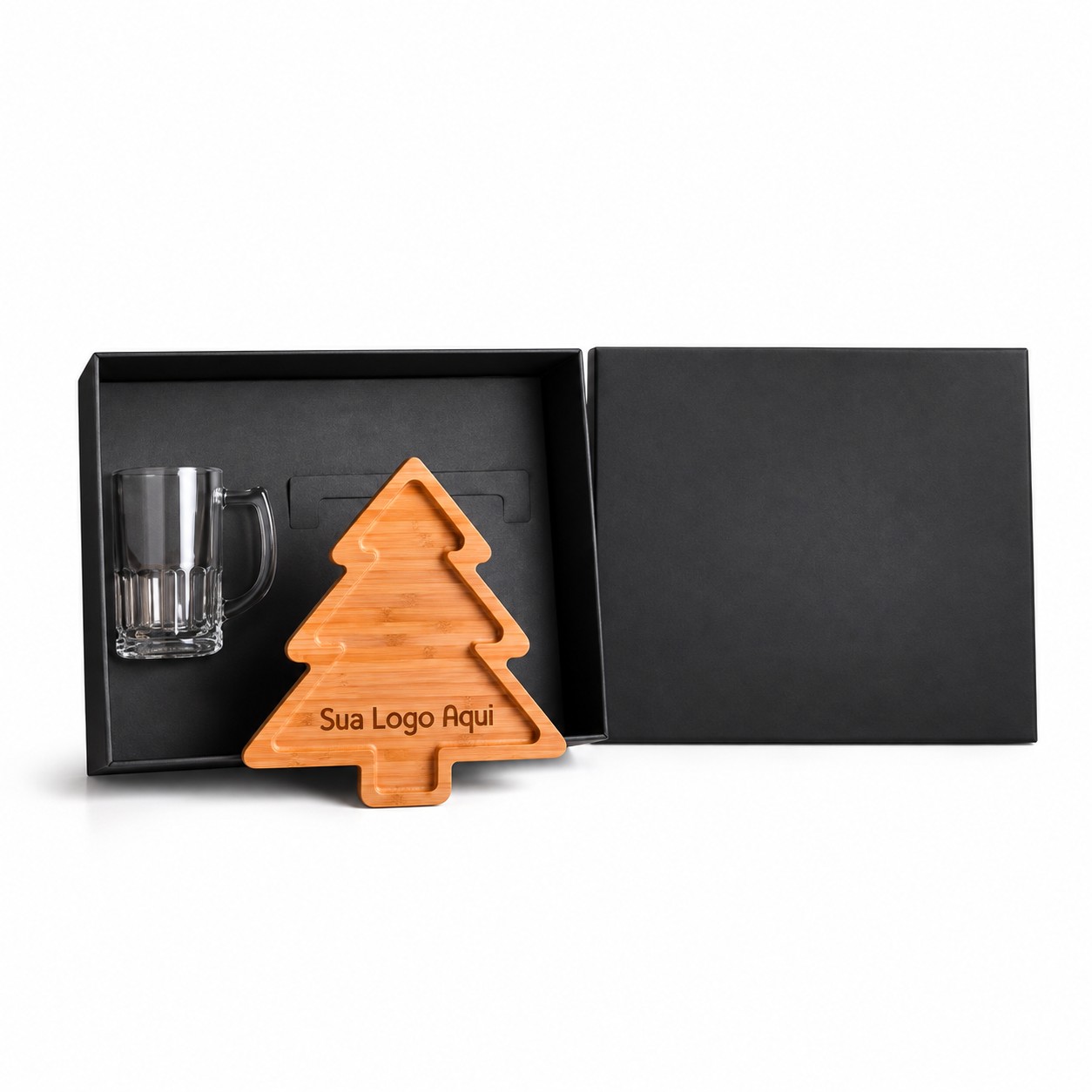 Kit Petisco e Cerveja 2 Pçs 24x22cm Personalizado Única | Personalizado com Logo | Personizi