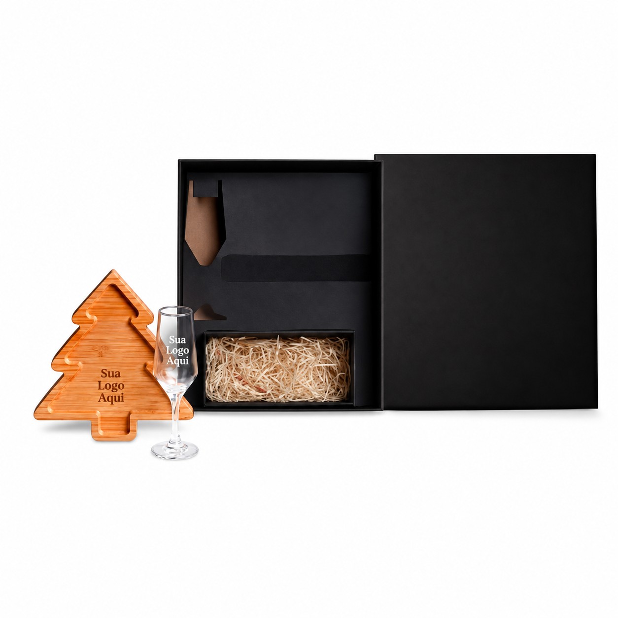 Kit para Petisco 2 Pçs 24x22cm Personalizado Única | Personalizado com Logo | Personizi