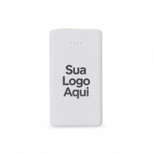 Power Bank 5.000MAH Personalizado Preto | Personalizado com Logo | Personizi