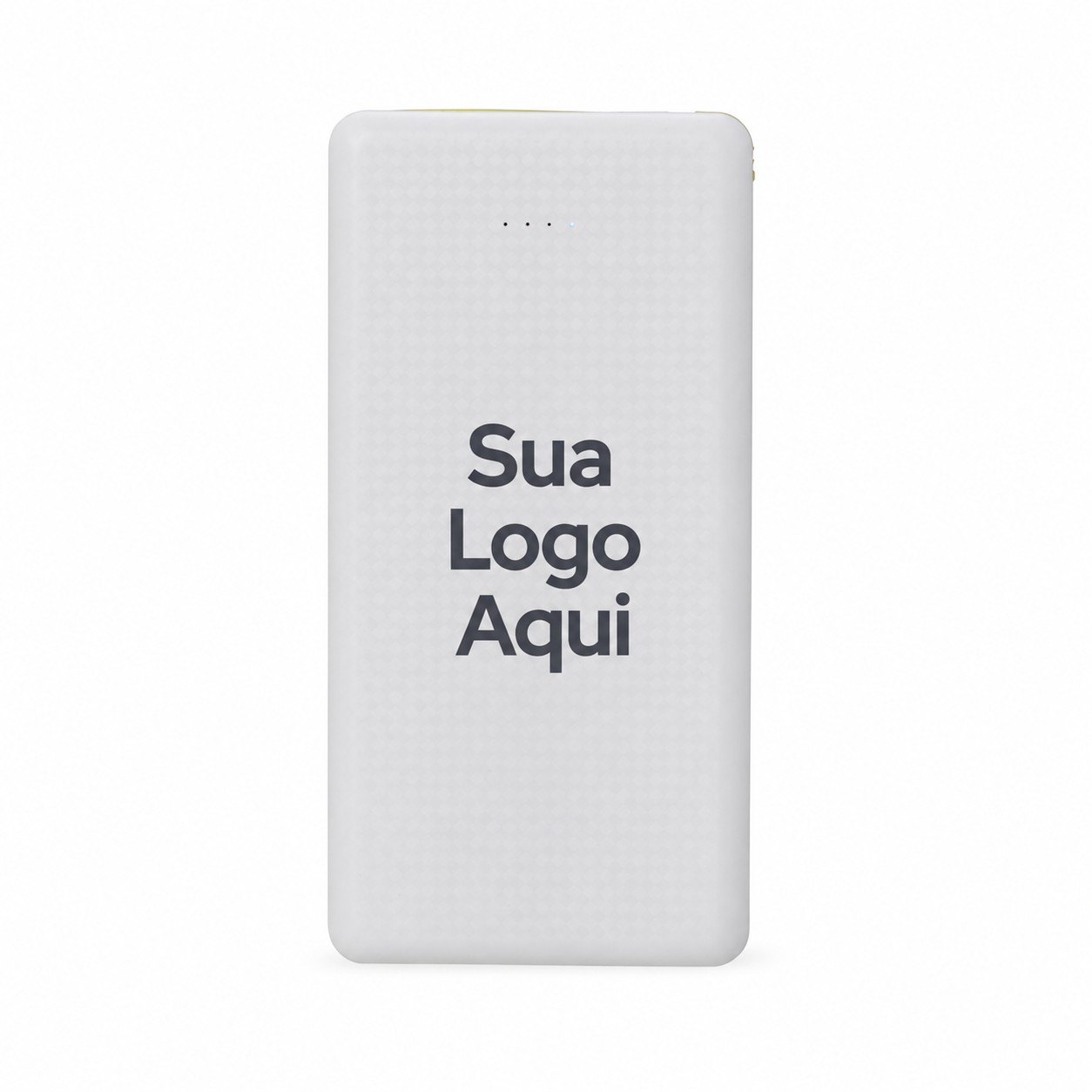 Power Bank 10.000MAH Personalizado Branco | Personalizado com Logo | Personizi